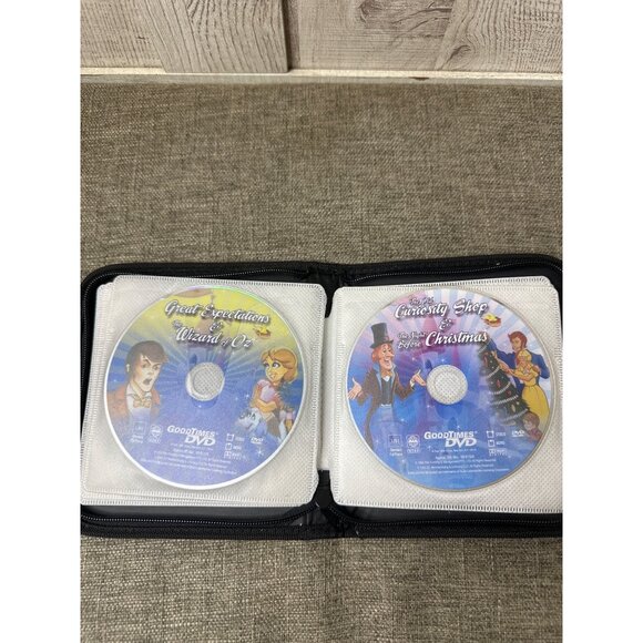 Animated Classics DVD Collection w/ Red Zippered Case Fairy Tales 15 Discs - Picture 7 of 11